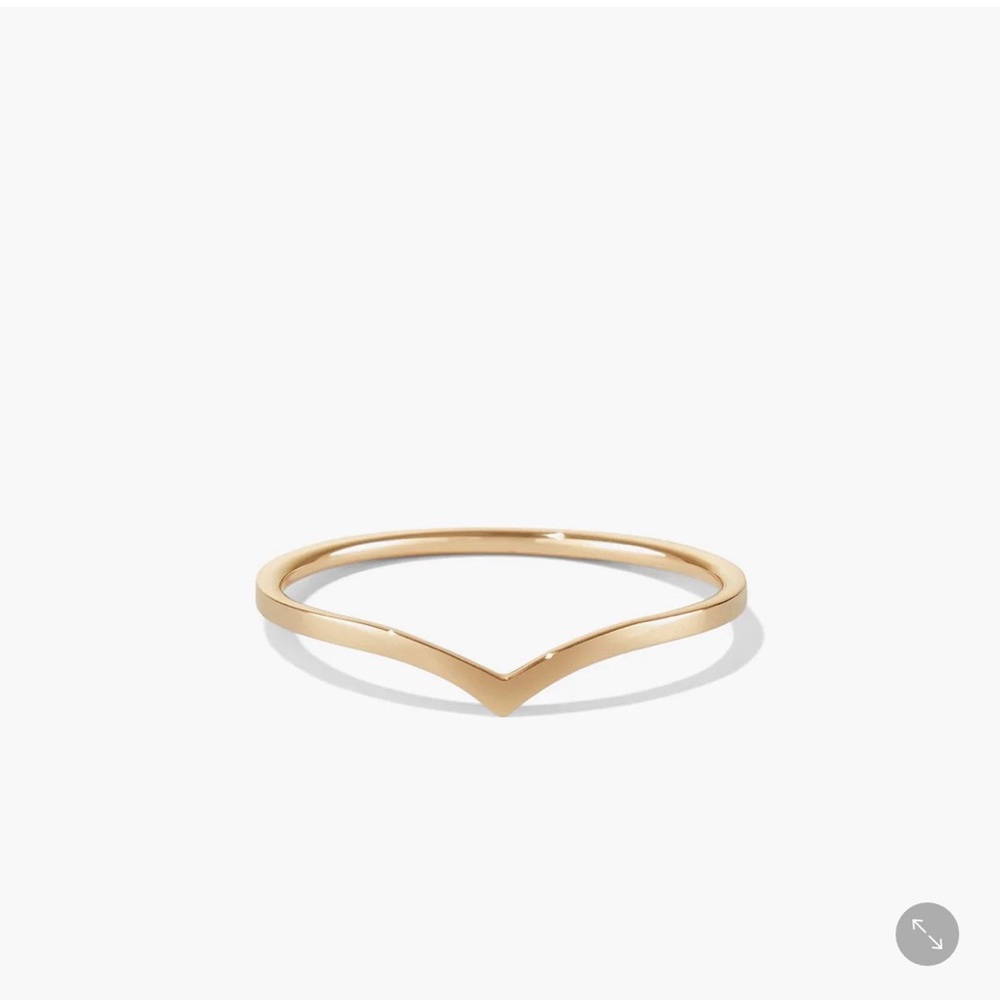 Mejuri Wishbone Ring Size 5